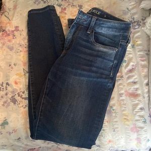 American Eagle Super Stretch Skinny Jeans Jegging Dark Wash